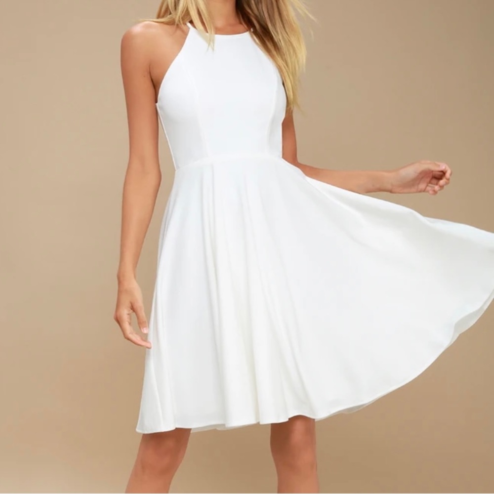 Lulu’s Irresistible Charm White Midi Dress | XXS